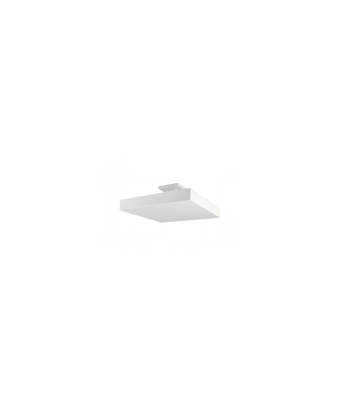 Plafon de Sobrepor de Luz Indireta 20x20cm - Branco