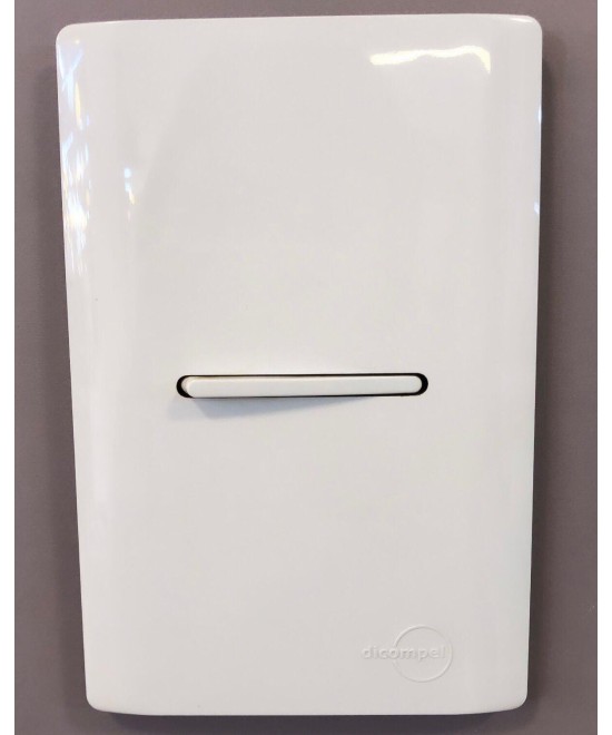 Interruptor Simples 4x2 Branco Dicompel