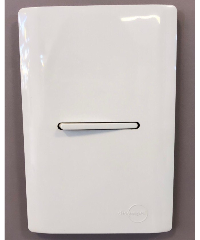 Interruptor Simples 4x2 Branco Dicompel