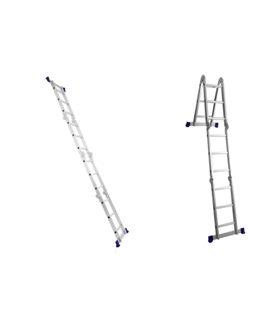 Escada de Alumínio Multifuncional 4x3 Degraus 3,39m