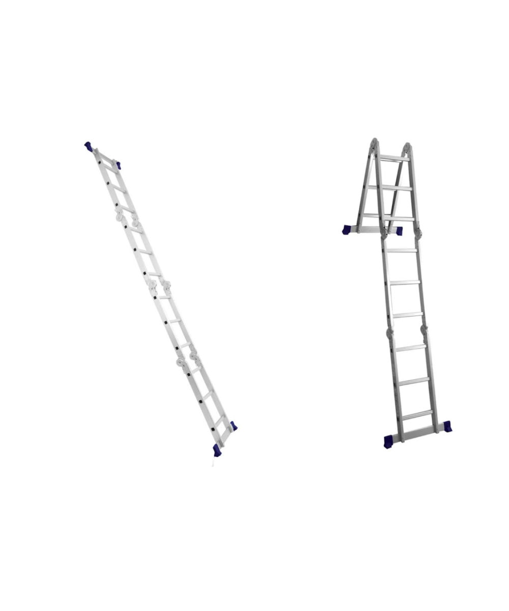 Escada de Alumínio Multifuncional 4x3 Degraus 3,39m